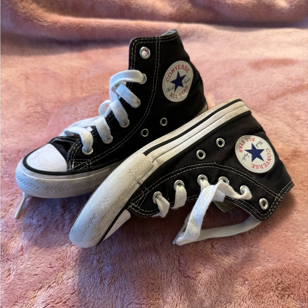 Converse Kids High-Top Sneakers - Black